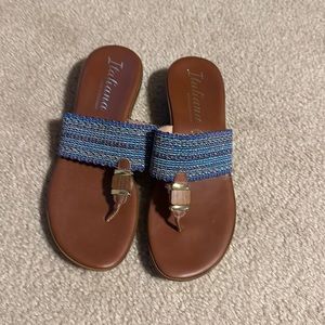 Cute blue sandals